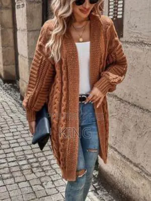 Great Drop Shoulder Long Sleeved Cardigan