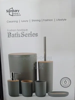 6-Piece Bathroom Accessory Set by the Brand JOTOM.