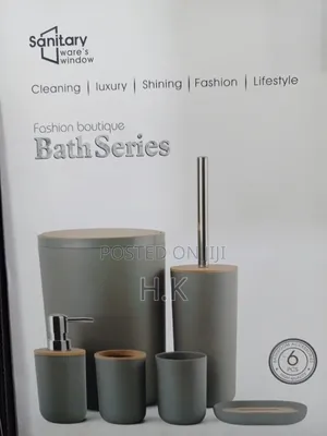 6-Piece Bathroom Accessory Set by the Brand JOTOM.