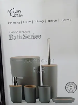6-Piece Bathroom Accessory Set by the Brand JOTOM.