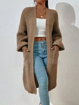 Scott Drop Shoulder Long Sleeved Cardigan