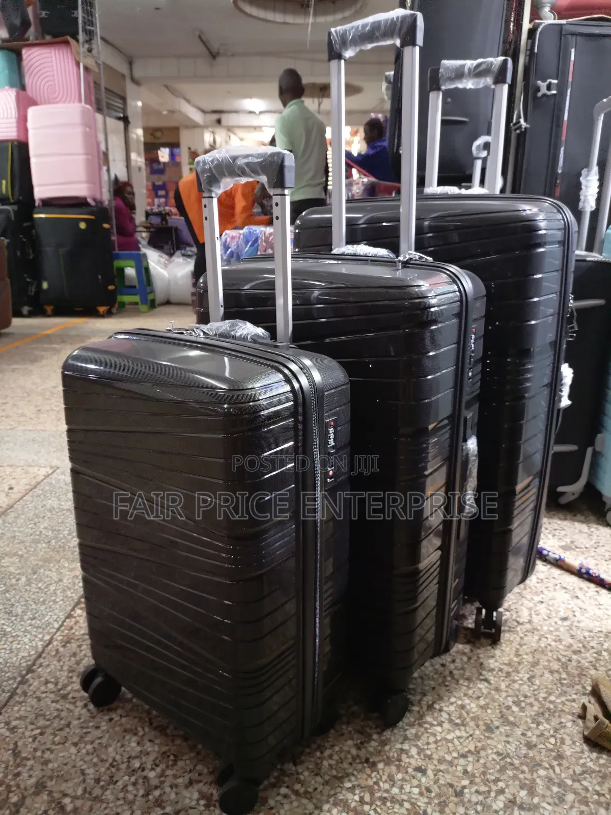 3pcs Plastic Suitcases