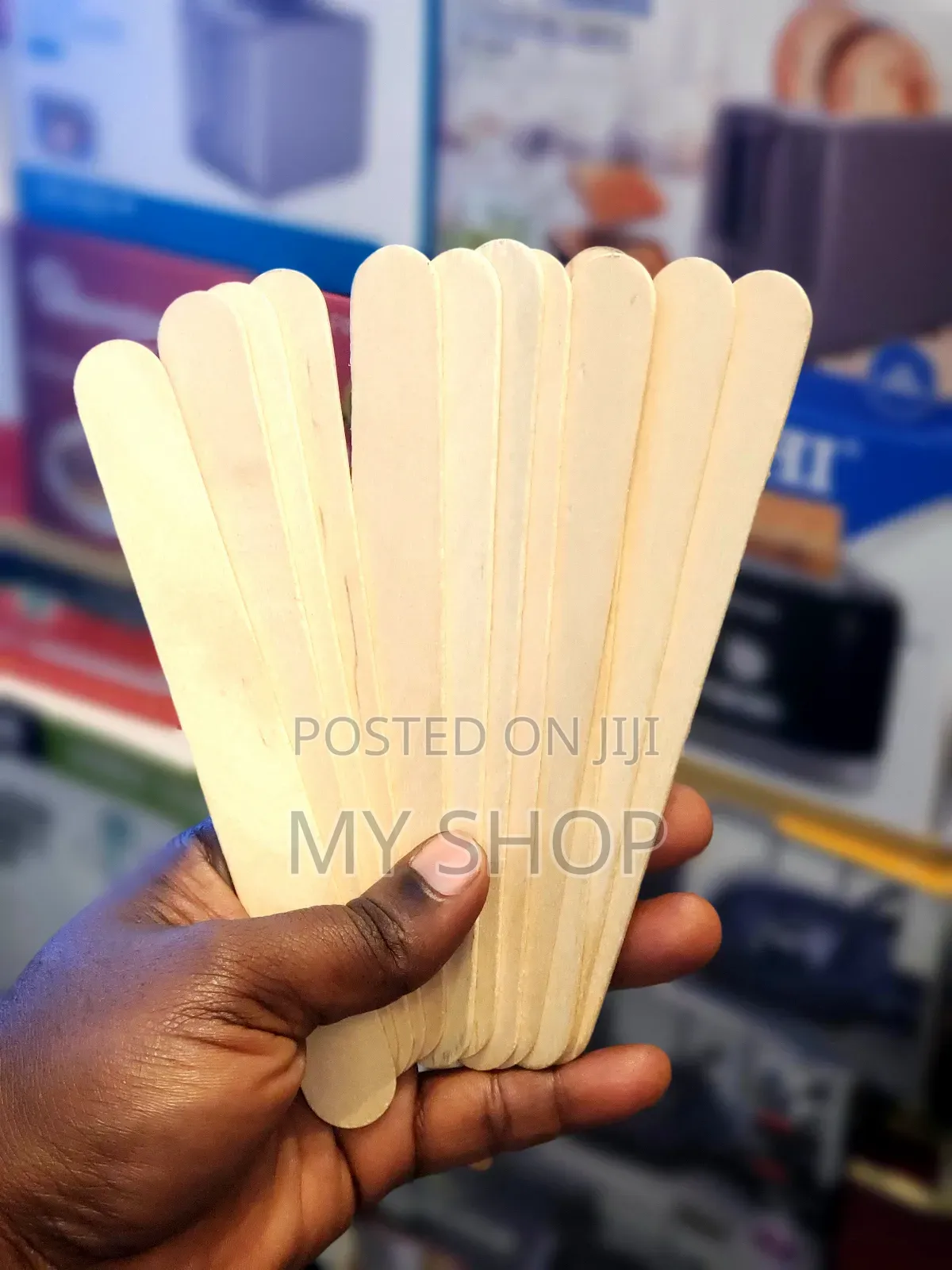 Wooden Wax Applicator Sticks