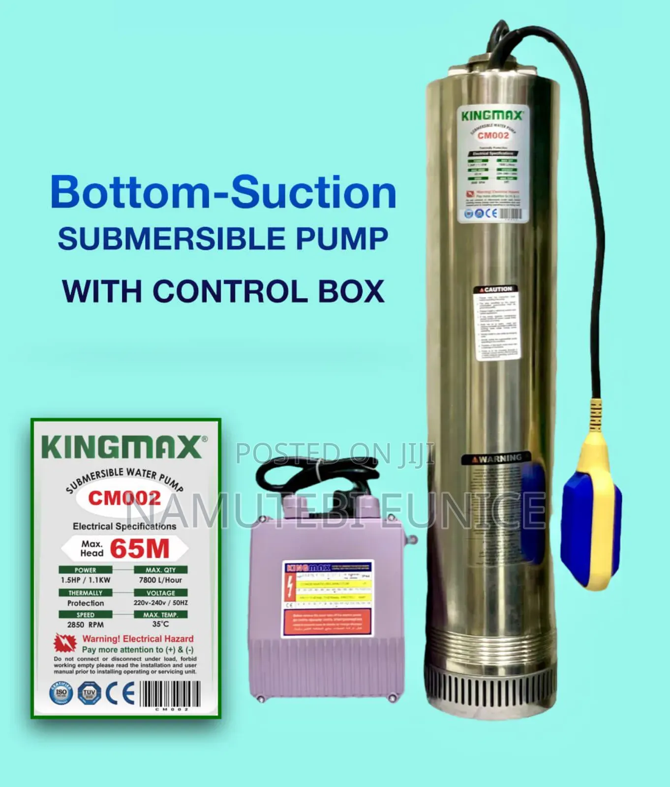 65M Water Pumps With Float Switch