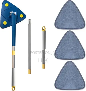 DIUS 360 Triangle Rotatable Microfiber Mop