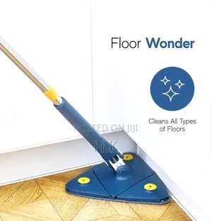 DIUS 360 Triangle Rotatable Microfiber Mop