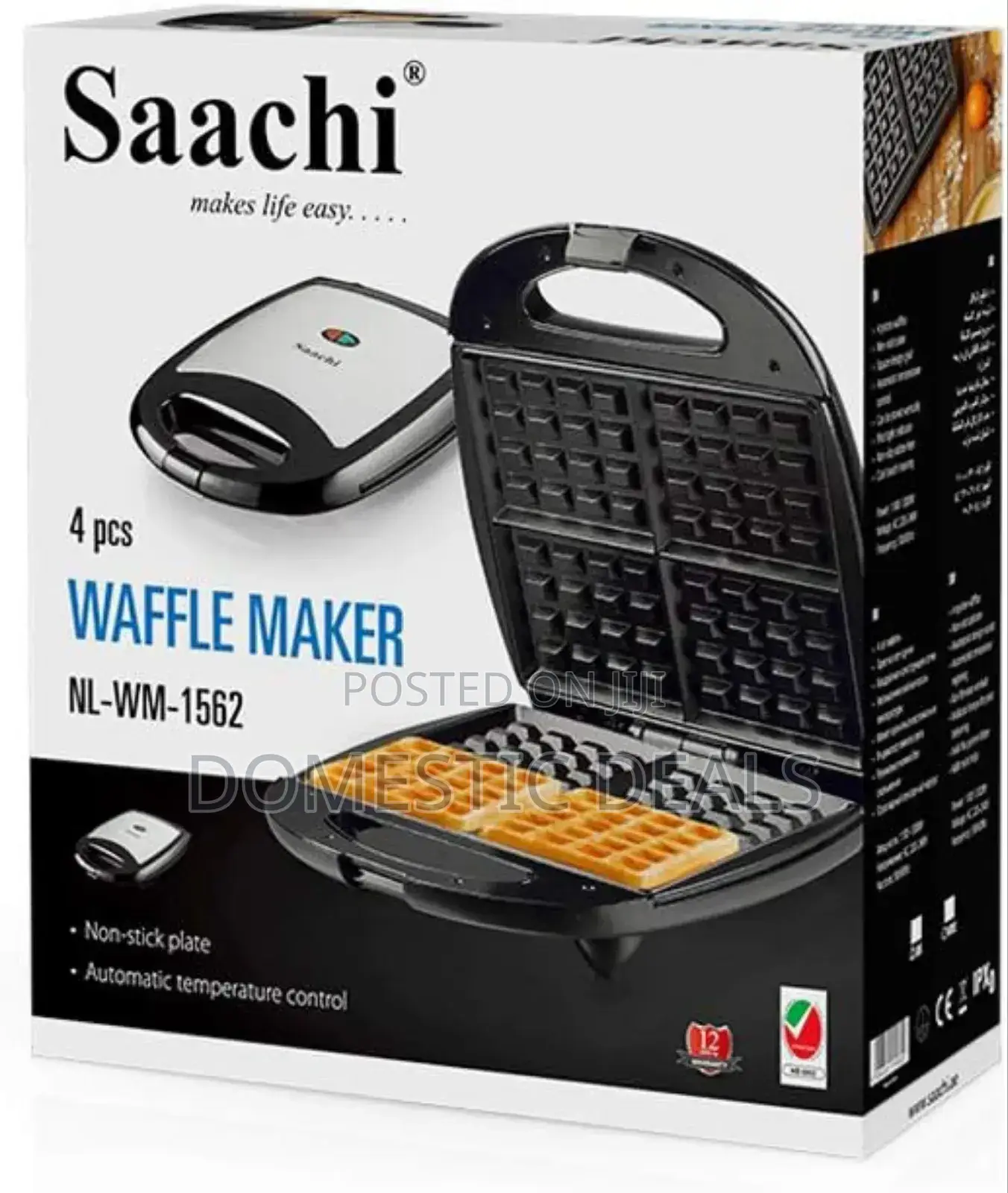 Saachi 4pcs Waffle Maker
