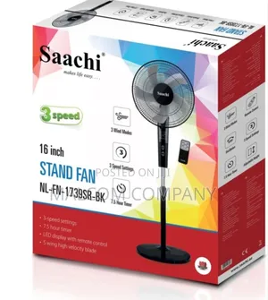Saachi Stand Fan With Remote