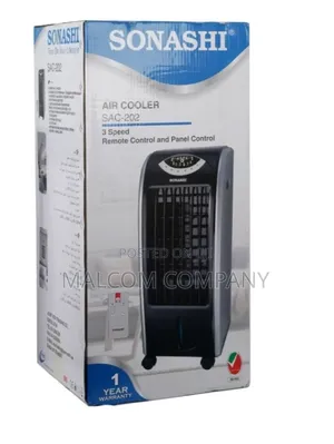 Sonashi Aircooler 7.5L With Remote.