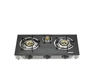 Saachi 3 Burner Glass Top Gas Stove