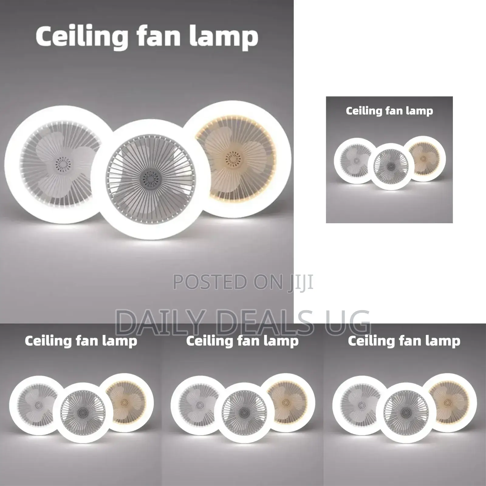 Portable Ceiling Fan Lamp