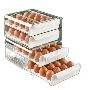Generic 32 Egg Tray Storage  Double Deck  Container