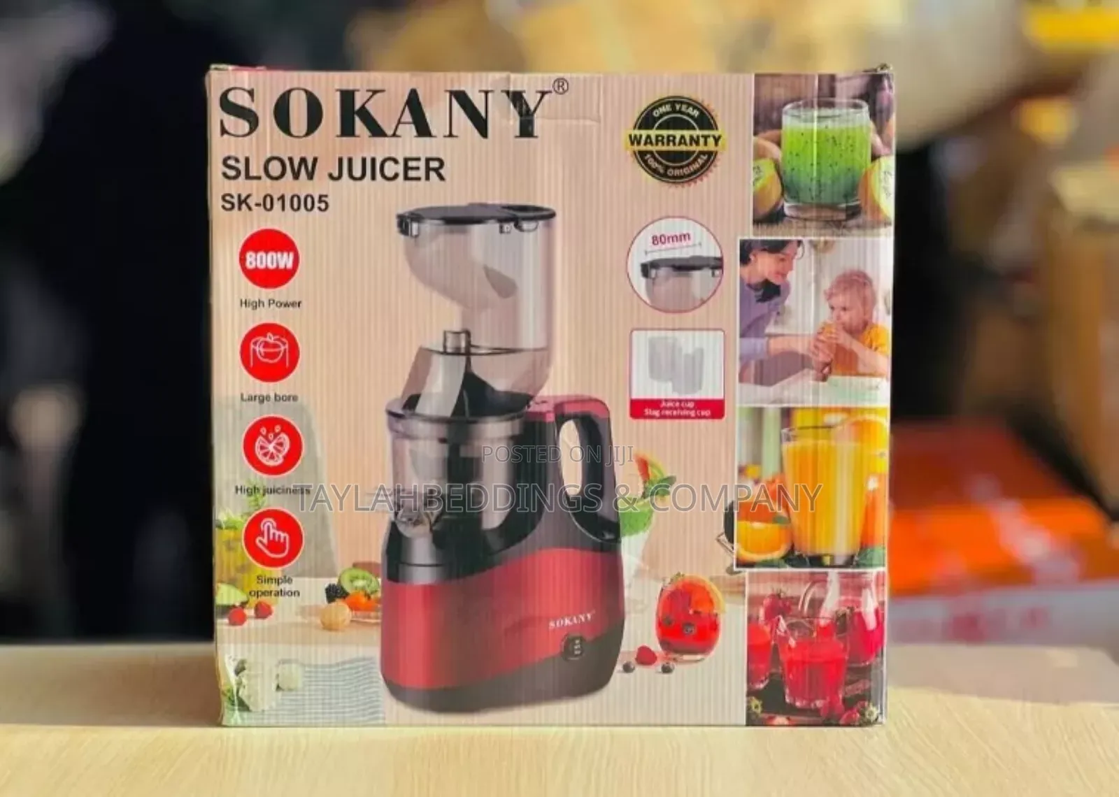 Sokany Slow Juicer 800watts
