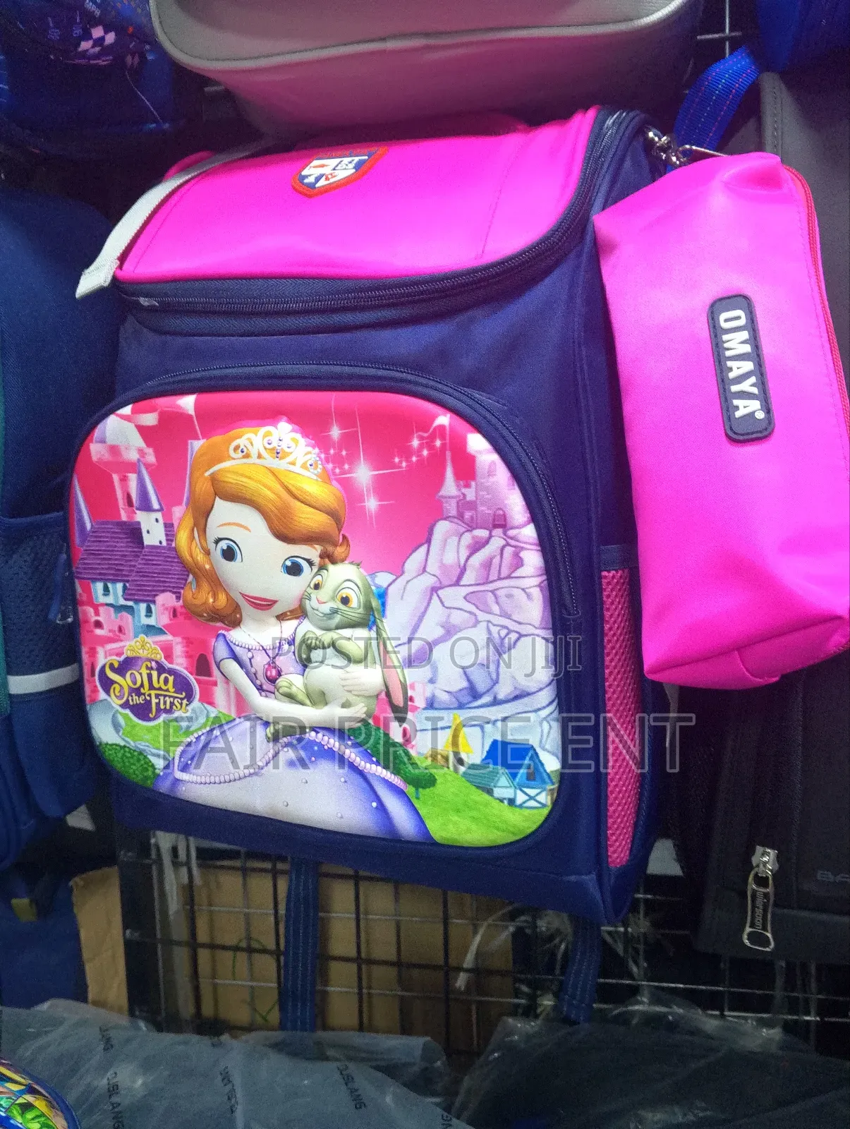 Planned Kids Backpack Charactered Bag.Sofia(Purple)