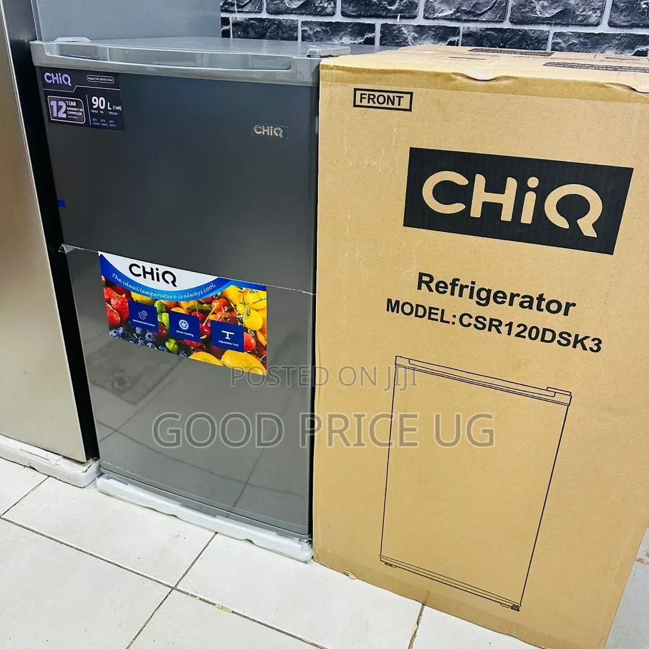 CHIQ 120L Single Door Fridge