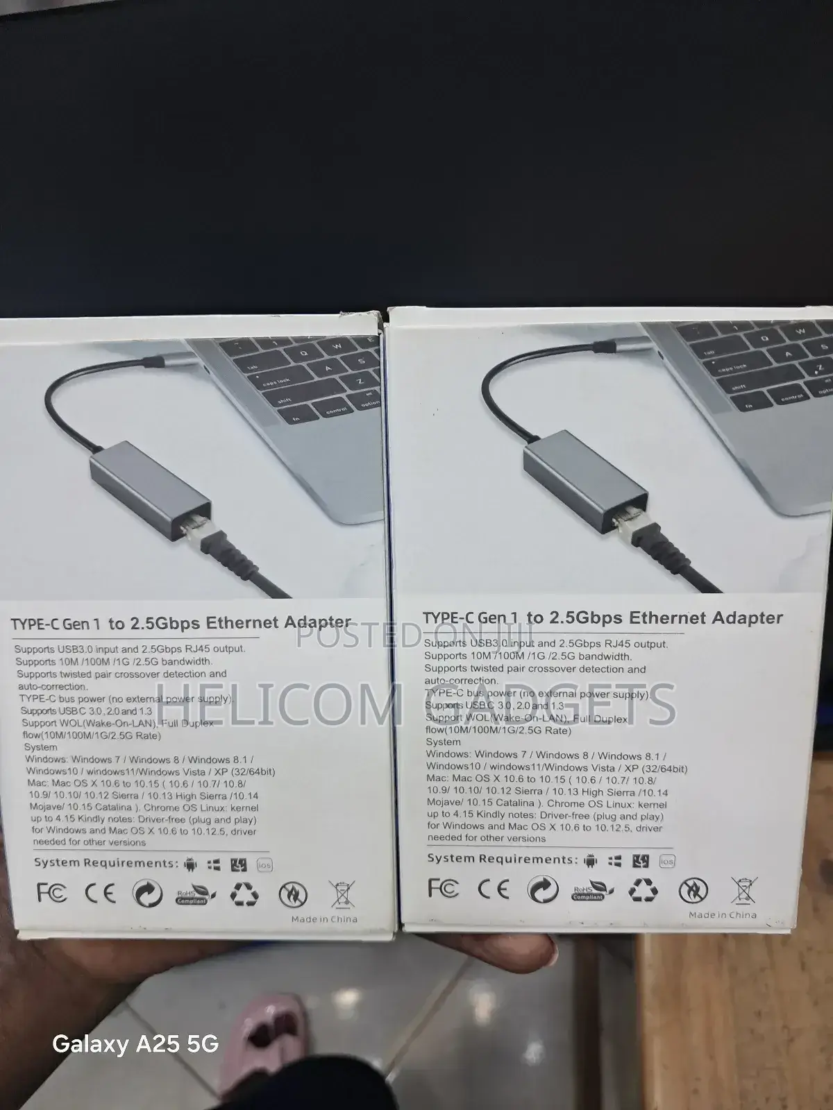 Usb/Type-C to Ethernet Adapter