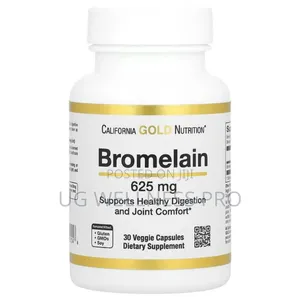 California Gold Nutrition, Bromelain, 625 Mg, 30 Veggie Caps