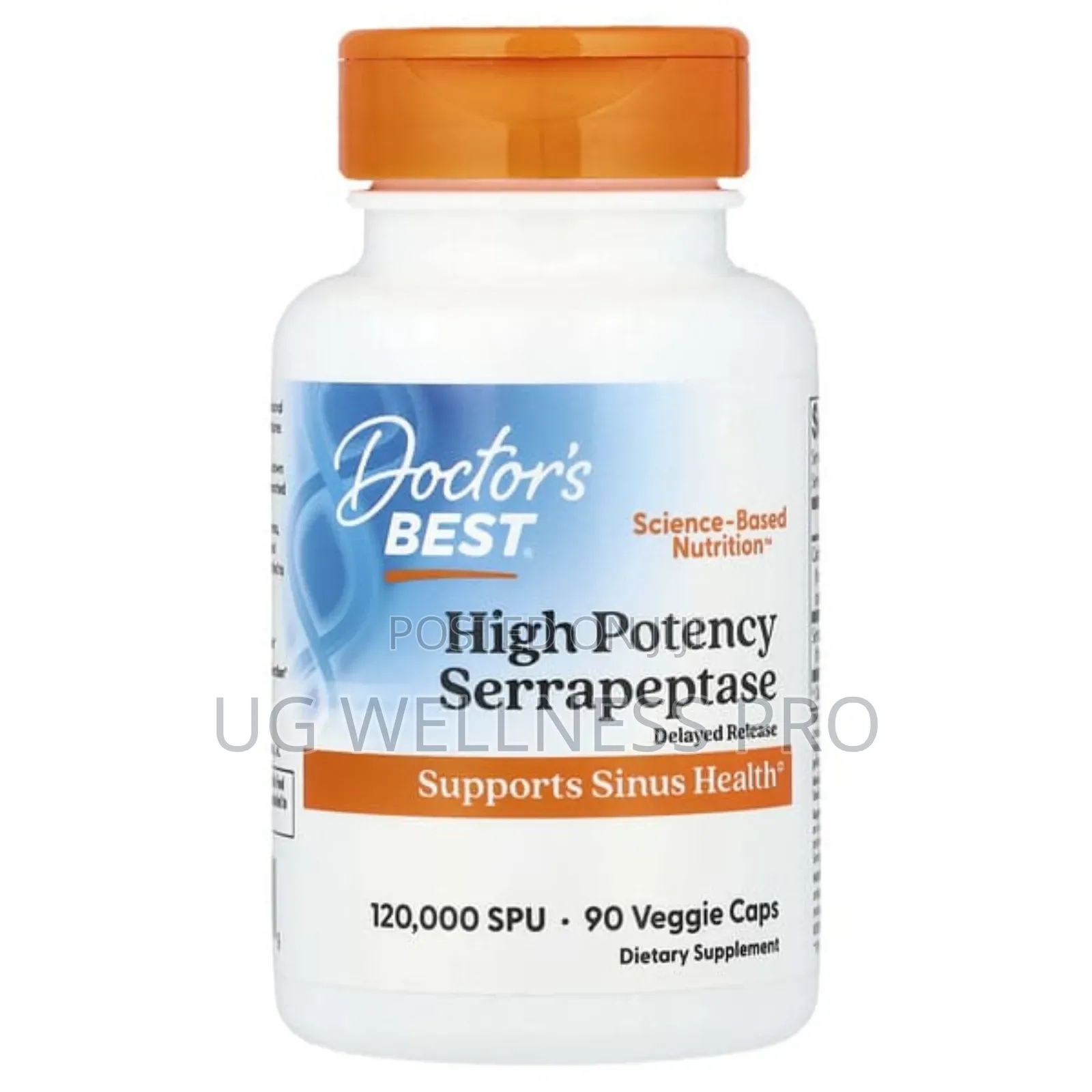 High Potency Serrapeptase, 120,000 SPU, 90 Veggie Caps
