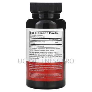 Force Factor, Berberine , 500 Mg , 60 Vegetable Capsules