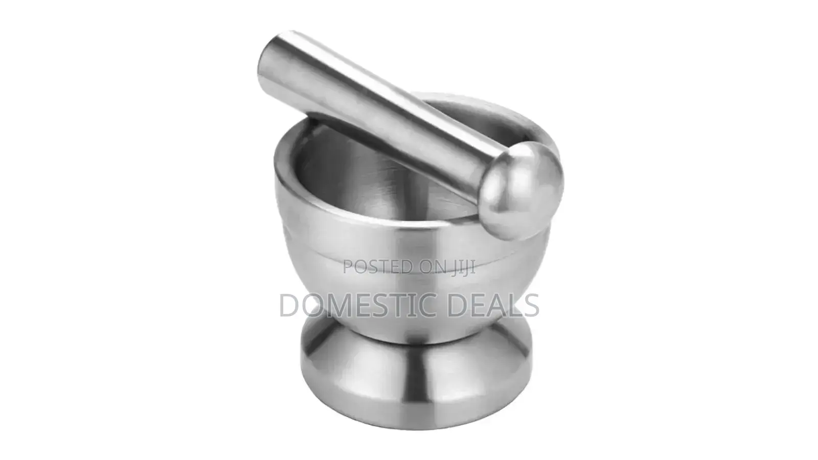 Stainless Steel Motor and Pestle