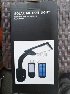 Solar-Powered Motion Sensor Light.