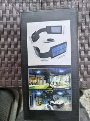 Solar-Powered Motion Sensor Light.
