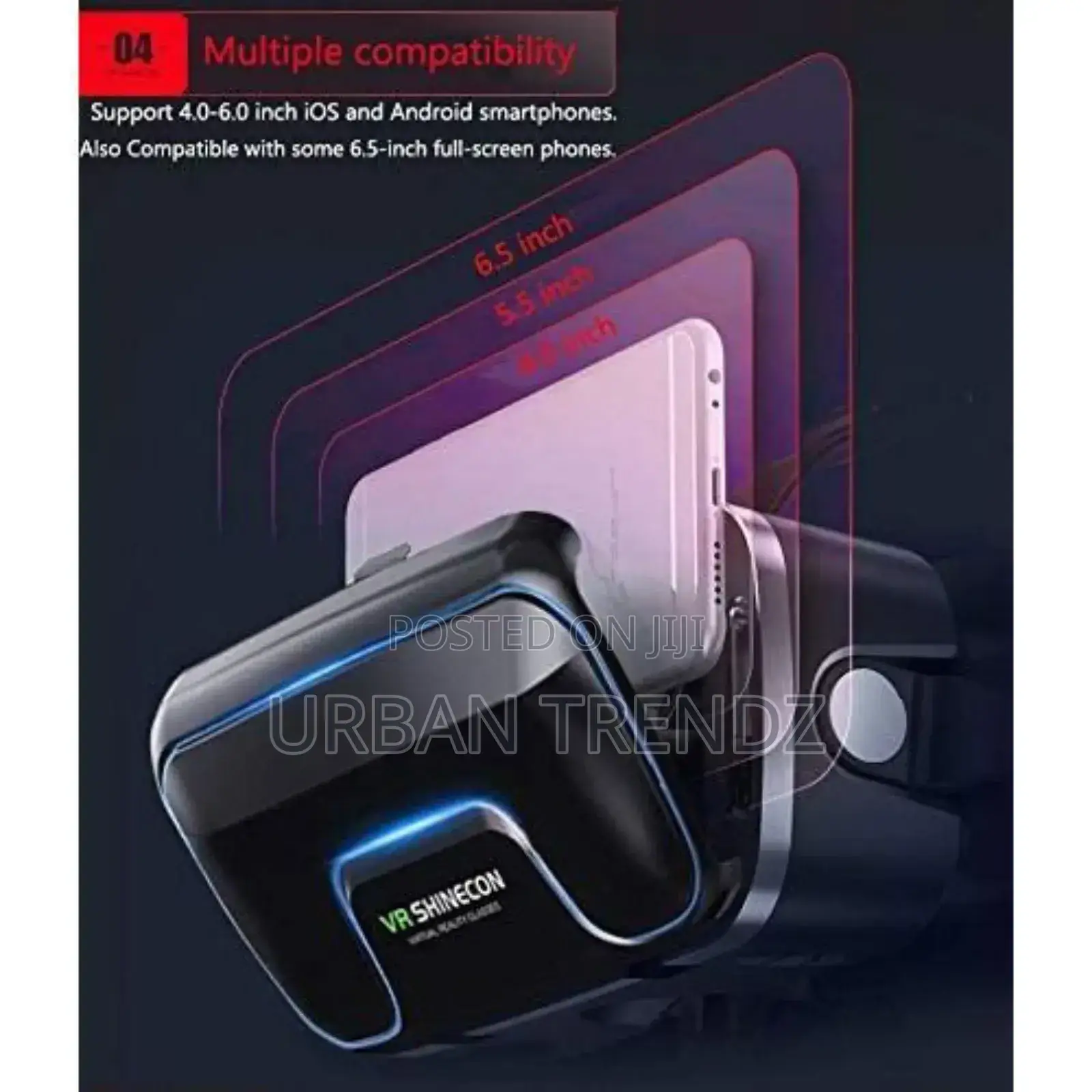 Vr Shinecon 3d Glasses Virtual Reality Headset for iPhone