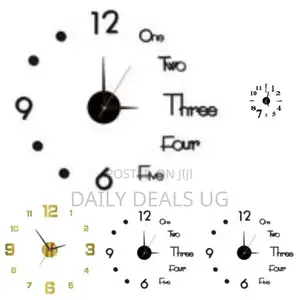 3D Large Clock