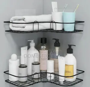 2pcs Wall Mounted Bathroom Corner Racks