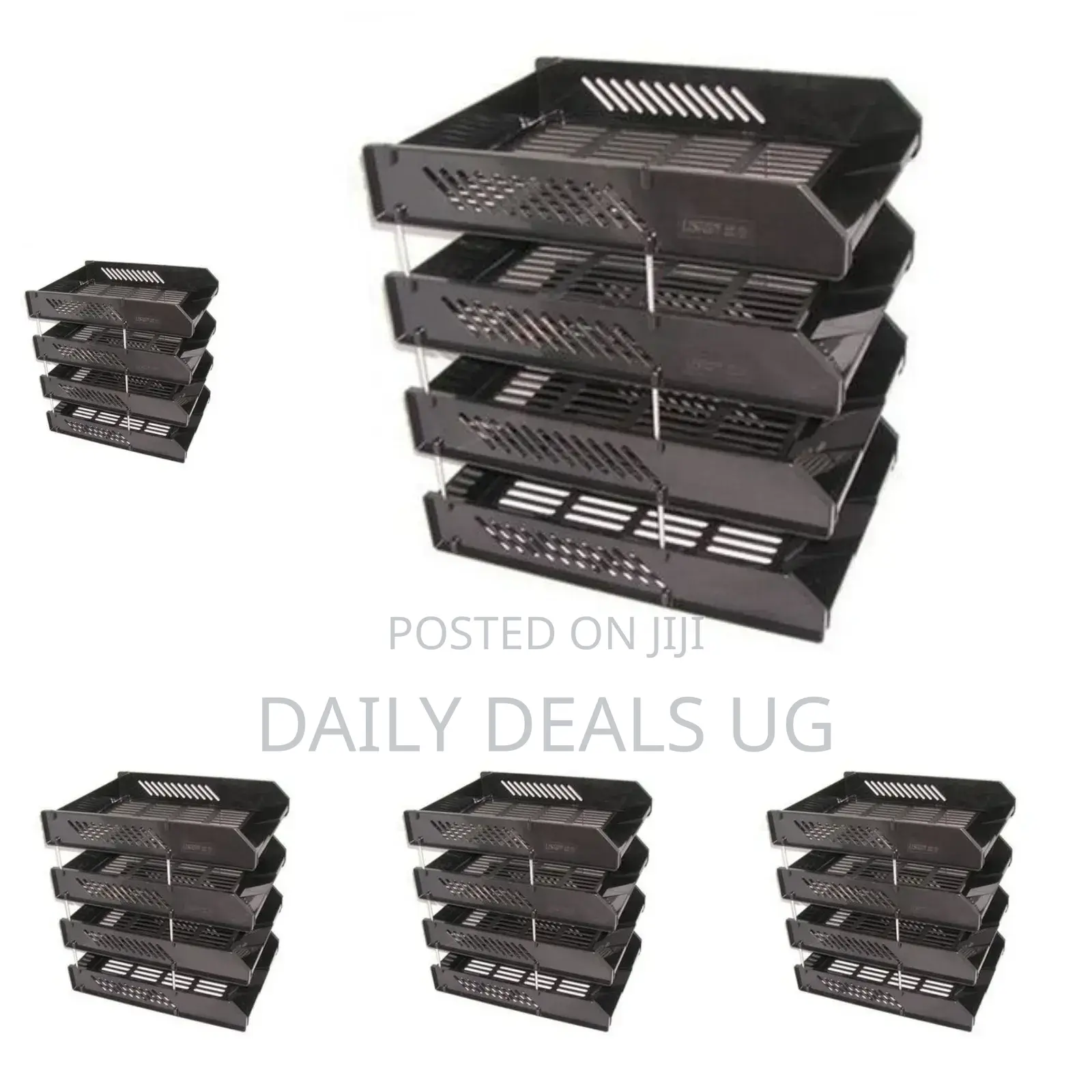 Adjustable Plastic Office File Tray