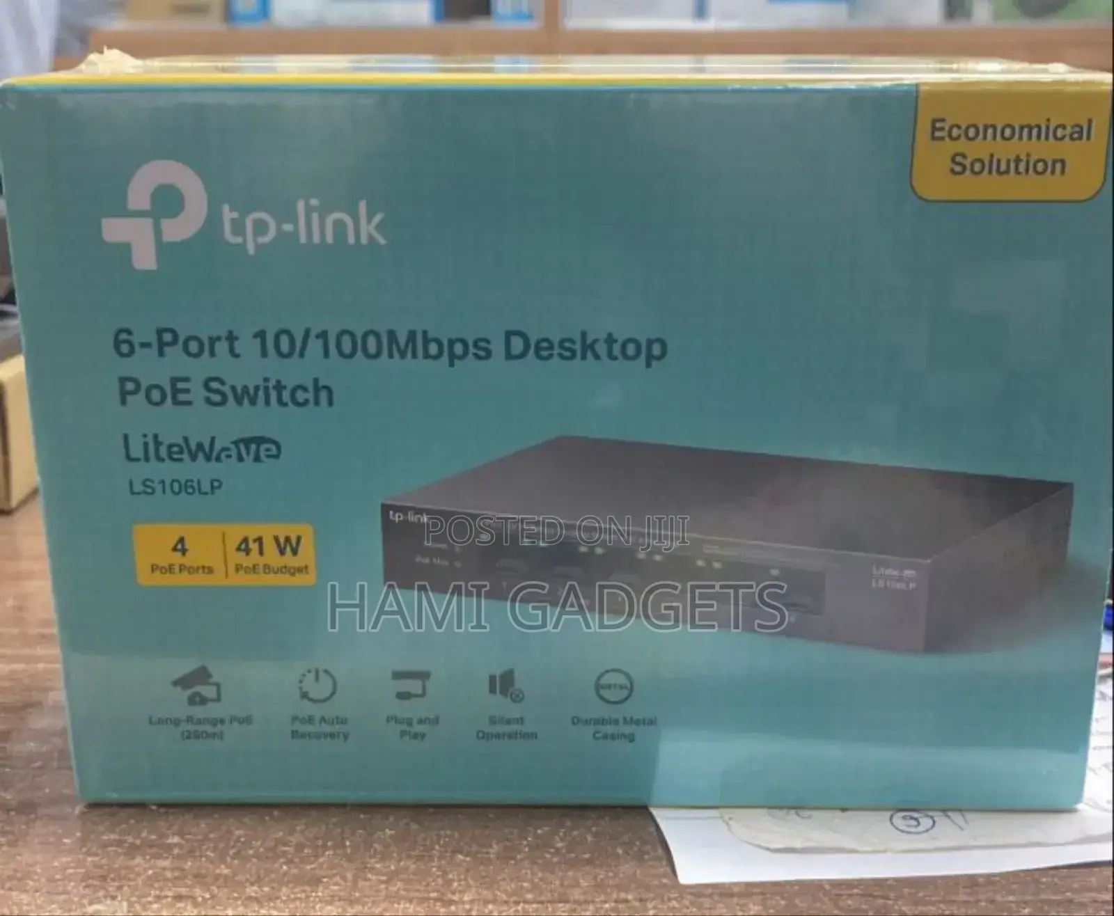 6port 10/100 Poe DESKTOP SWITCH