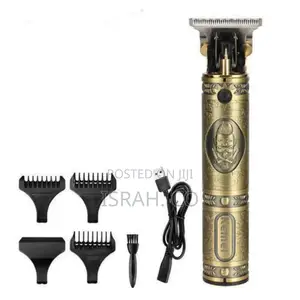 Kemei USB Electric Hair Clippers Cordless Trimmers- Gold