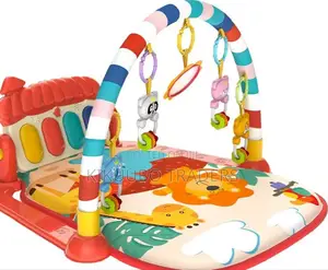 New Kids Playing Musical Keyboard Mat Piano Gym