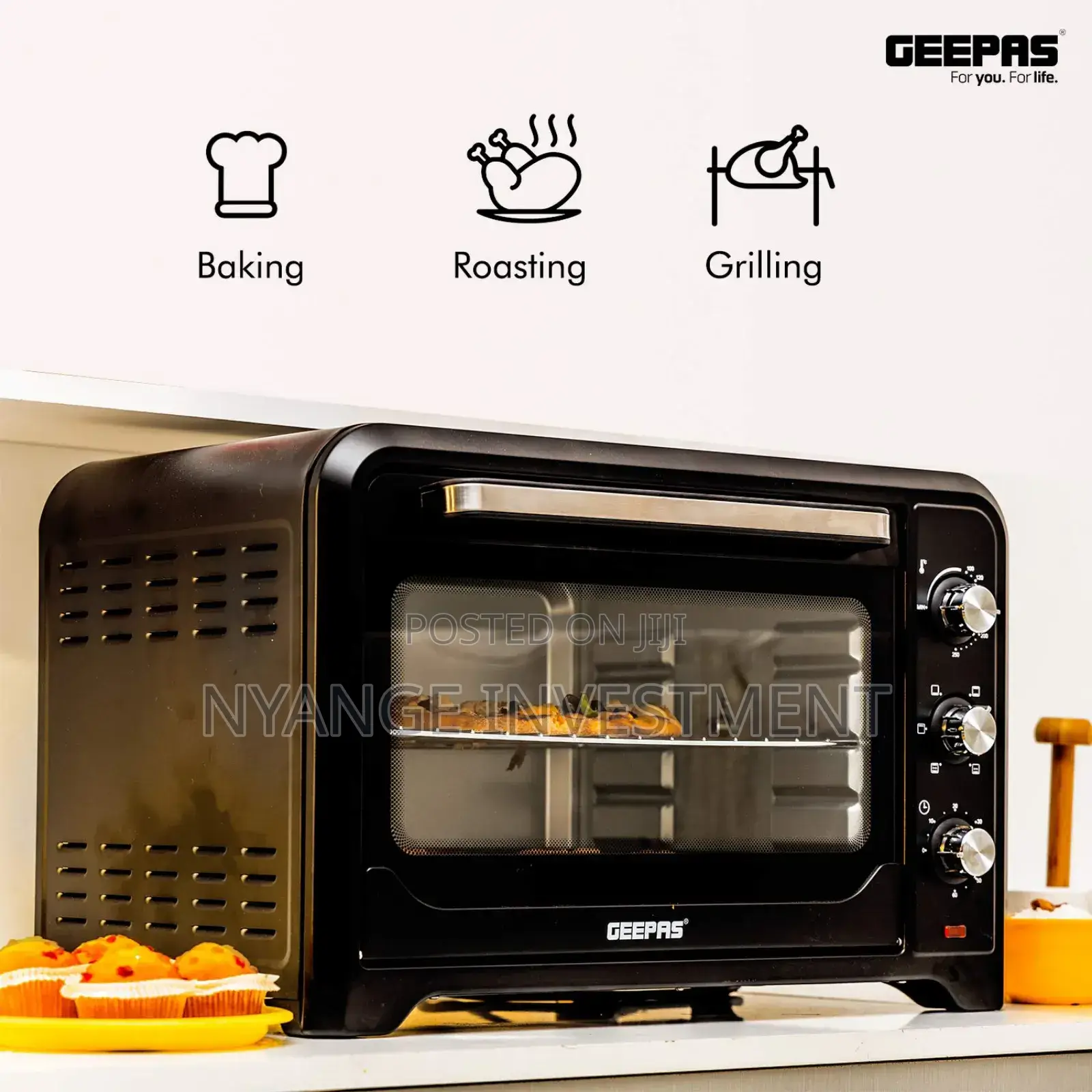 42 Litres Geepas Mini Oven.