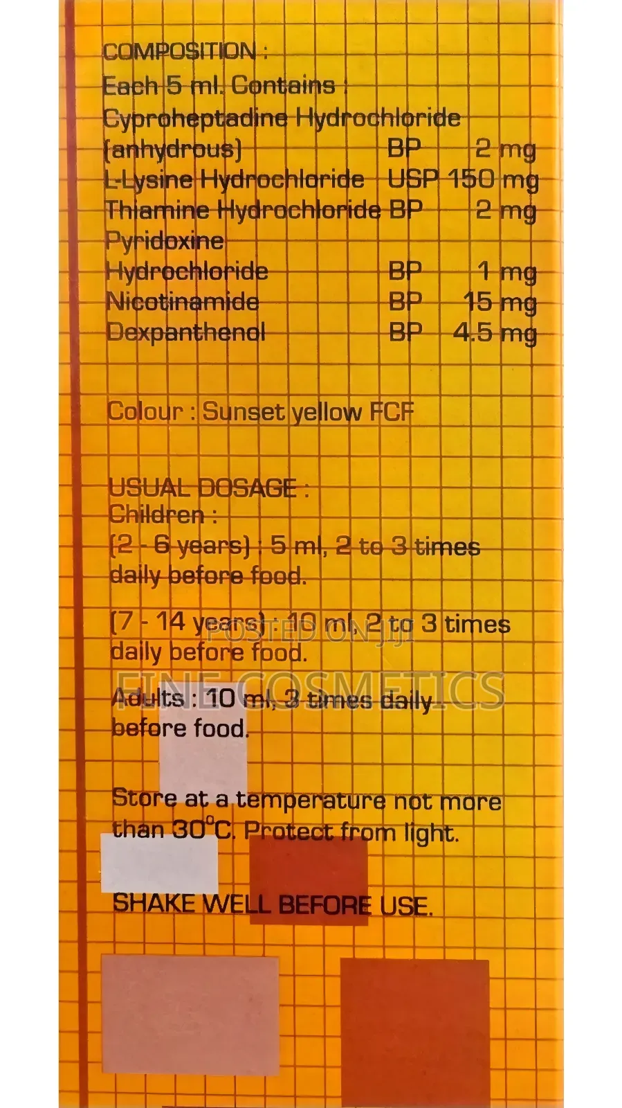 Original Apetamin Syrup | Weight Gain Body Building Lysine