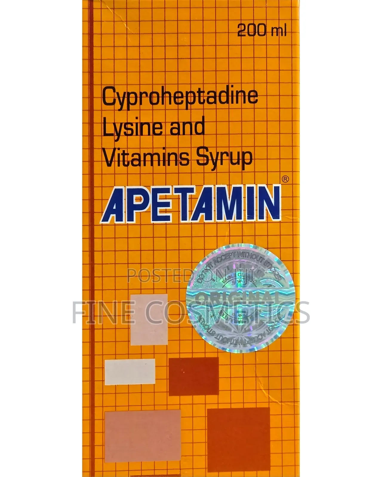Apetamin Syrup, Butt Booster, Hips and Bum Enhancer Lysine