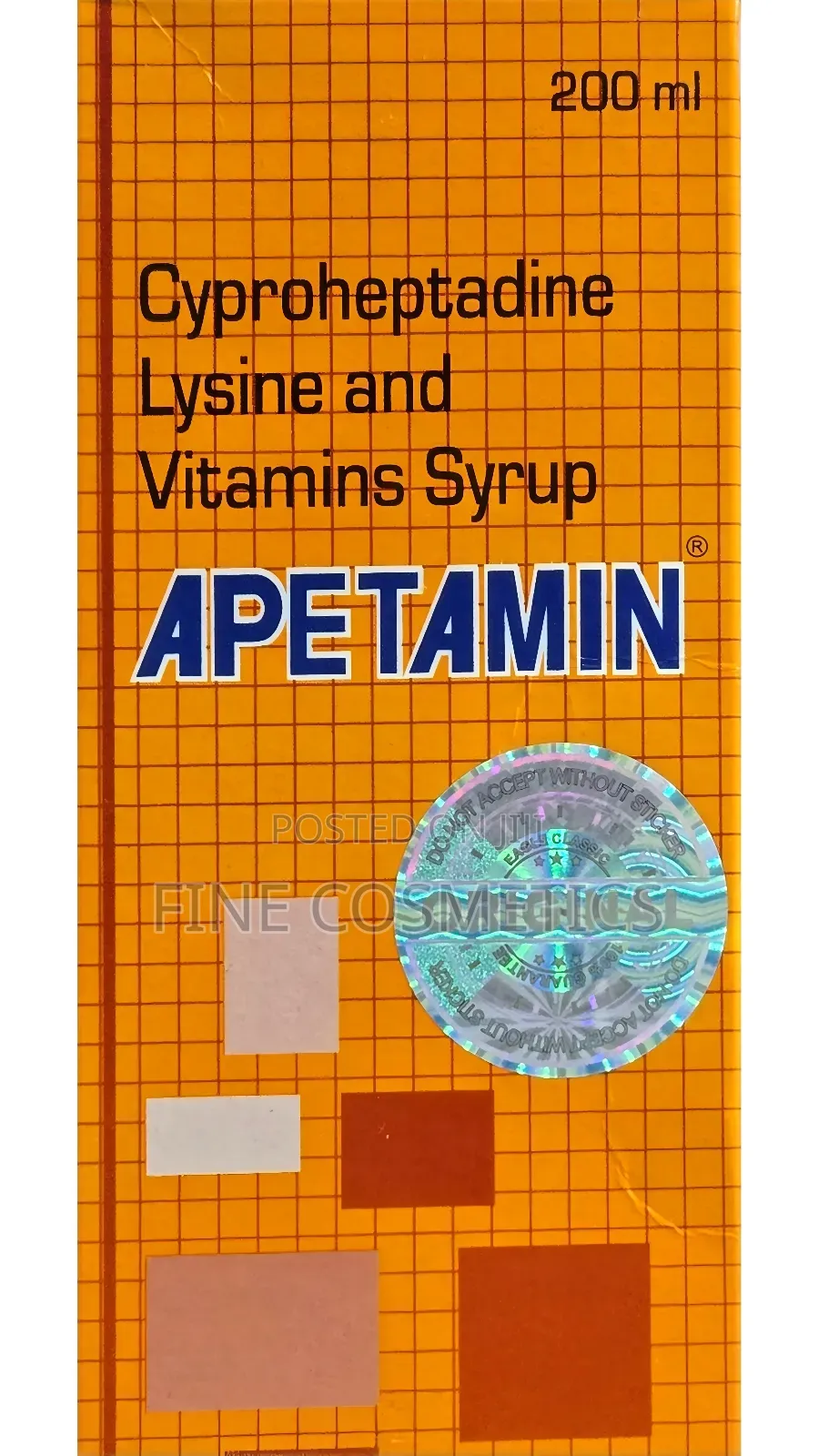 Apetamin Syrup, Butt Booster, Hips and Bum Enhancer Lysine