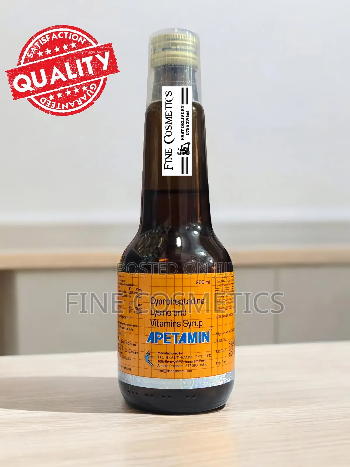 Apetamin Syrup, Butt Booster, Hips and Bum Enhancer Lysine
