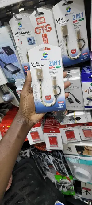 Blue Spectrum OTG Connector/2in1 Micro + Type-C Connector