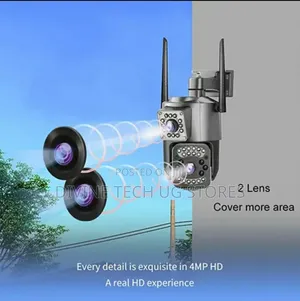 4g Sim Card Dual Lens CCTV Wifi Ip 360 ° Wireless Camera
