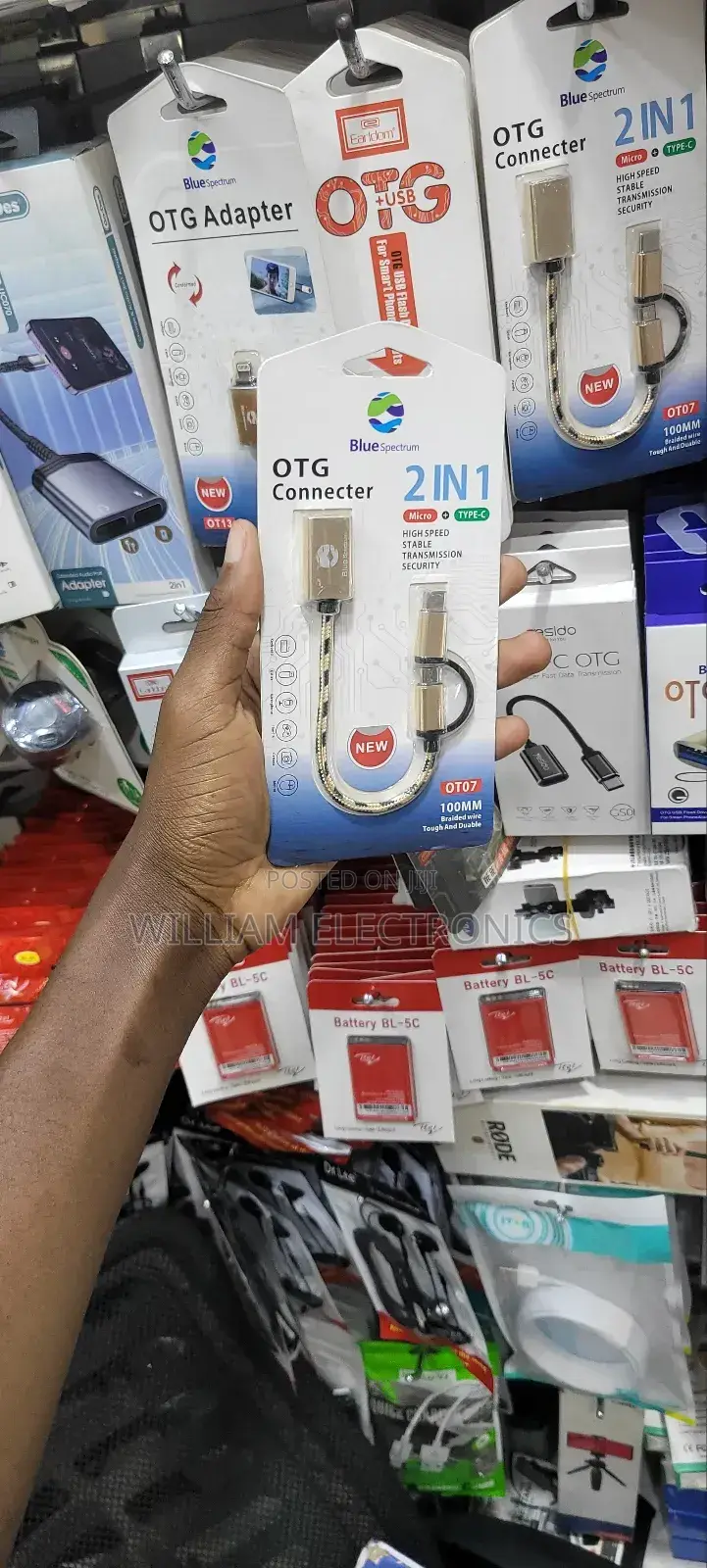 USB C to a Connector /2in1 OTG Connector