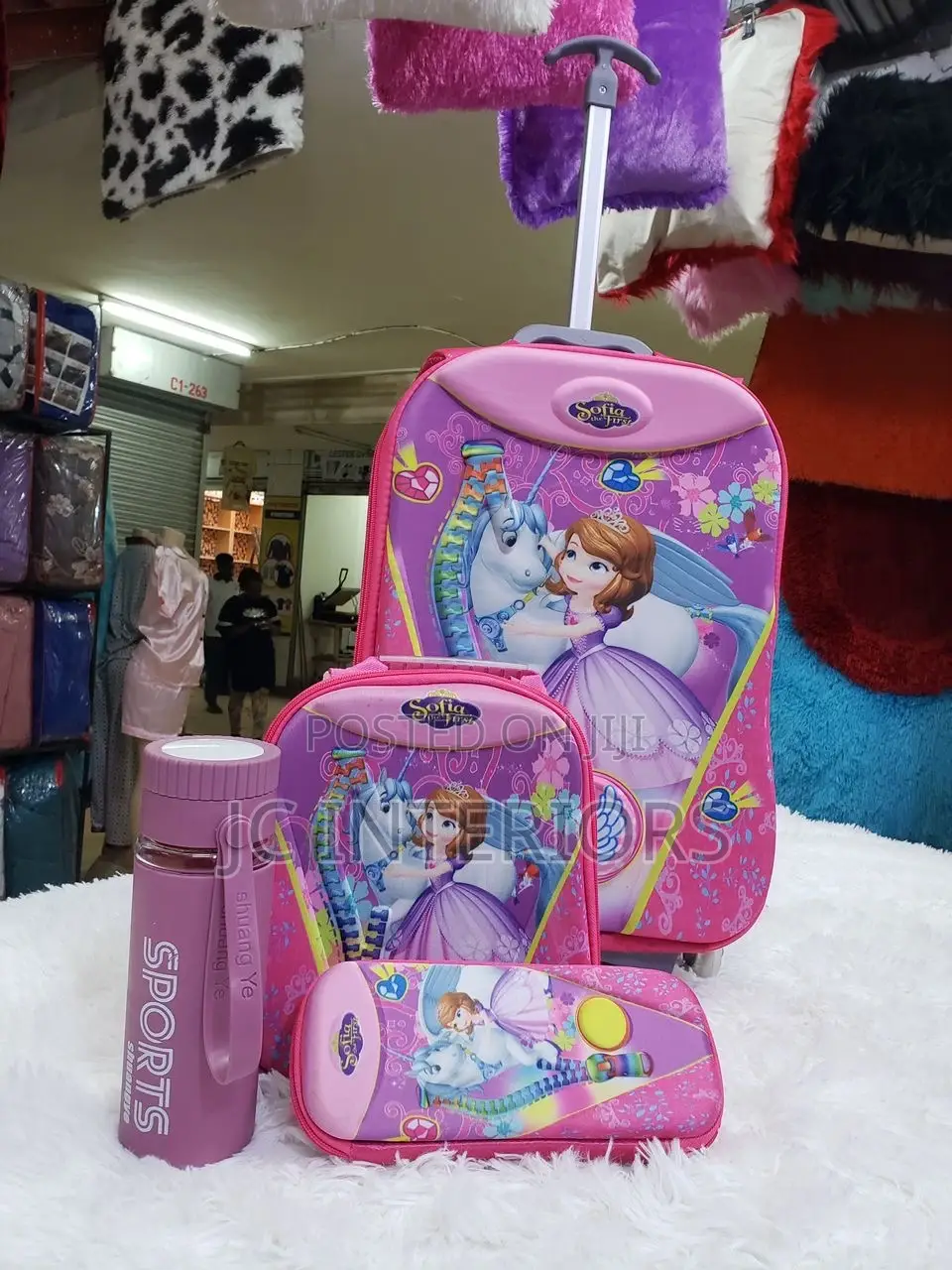 Backpack With Bottle