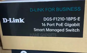 16port D-Link Poe Gigabit Smart Managed Switch