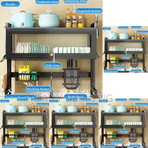 Foldable Aluminum Over The Sink Rack