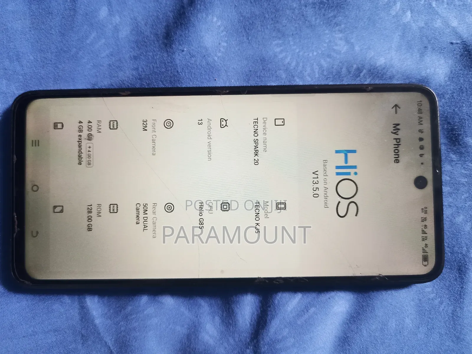 Tecno Spark 20 128 GB Gray