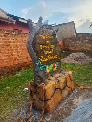 Sculpted Sign Post