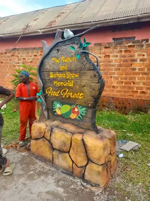 Sculpted Sign Post