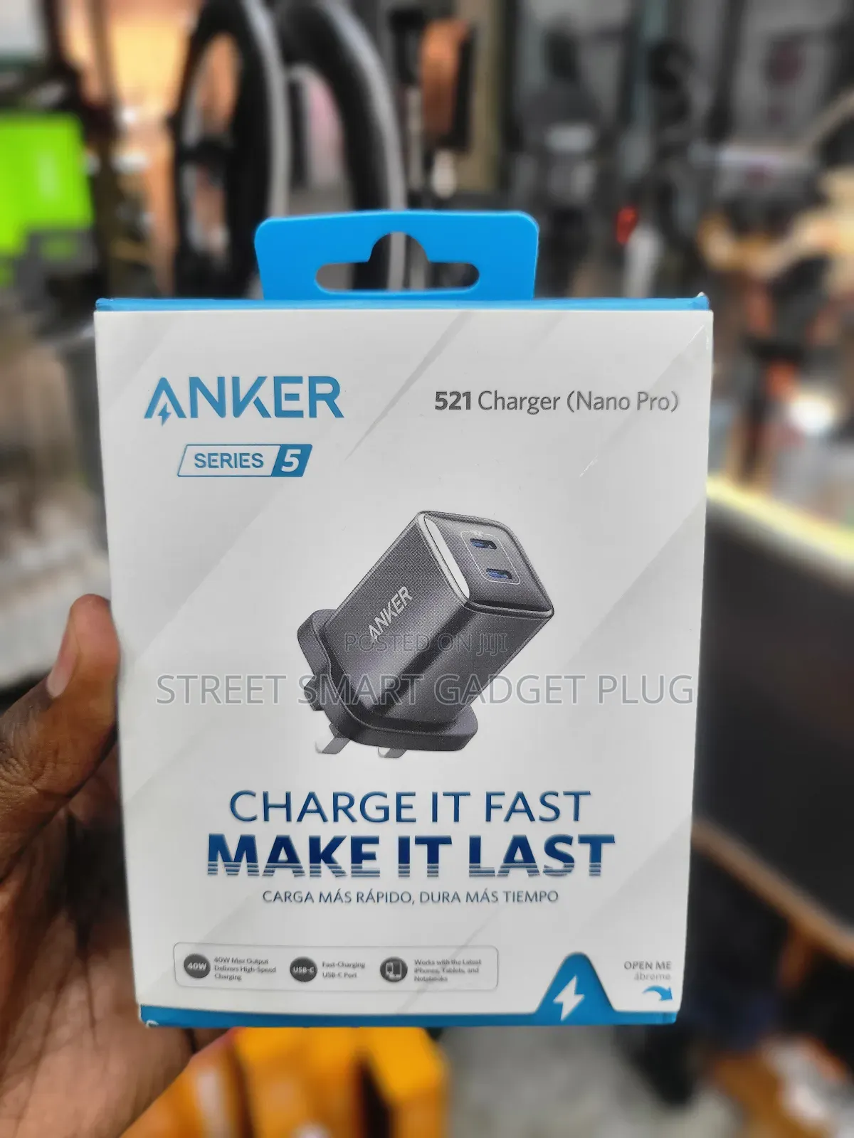 Anker 521 Nano Pro 40watts Double Typec Adpater