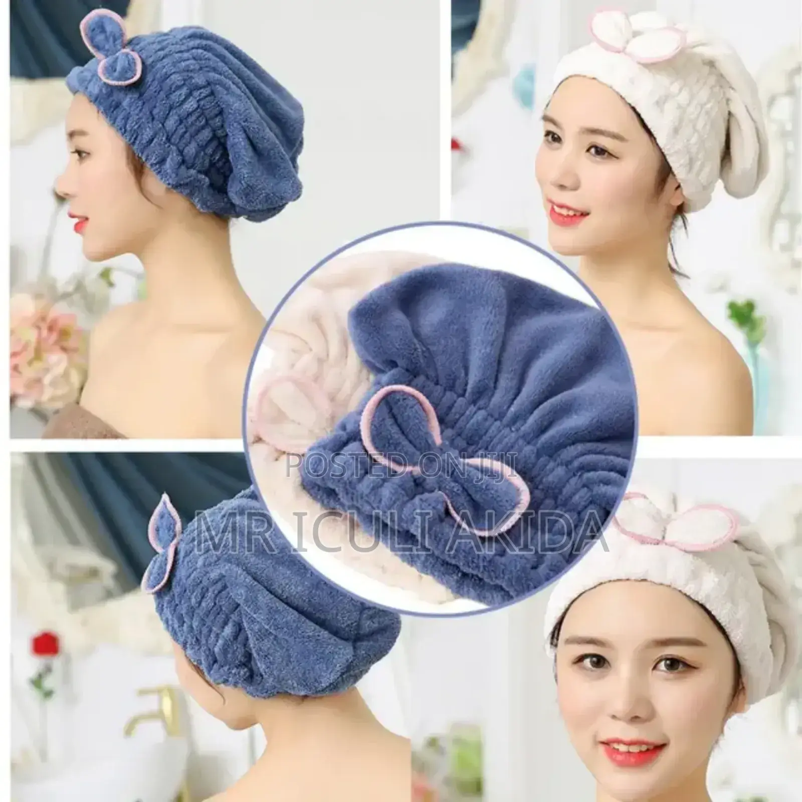Microfiber Fast Drying Soft Absorbent Hair Shower Head Towel