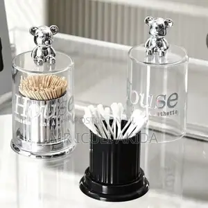 Fancy Toothpick and Ear Cotton Holder Storage Box
